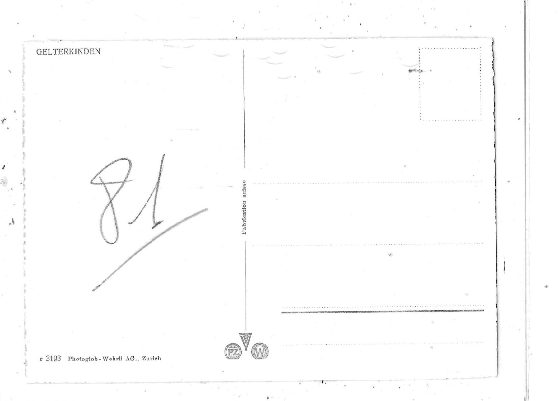 Cartoline postali: BL Gelterkinden Teilansicht – Usato da Schocherswil venduto da Wilare 1
