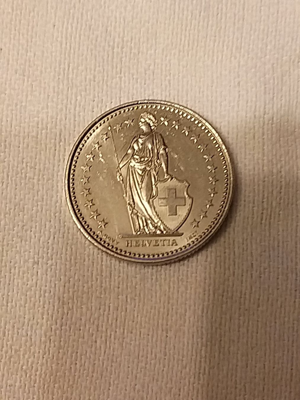 Alle Münzen: Pièce rare 2 Francs Suisse 2019-B – Gebraucht aus La Chaux-de-Fonds von Marteaux 1