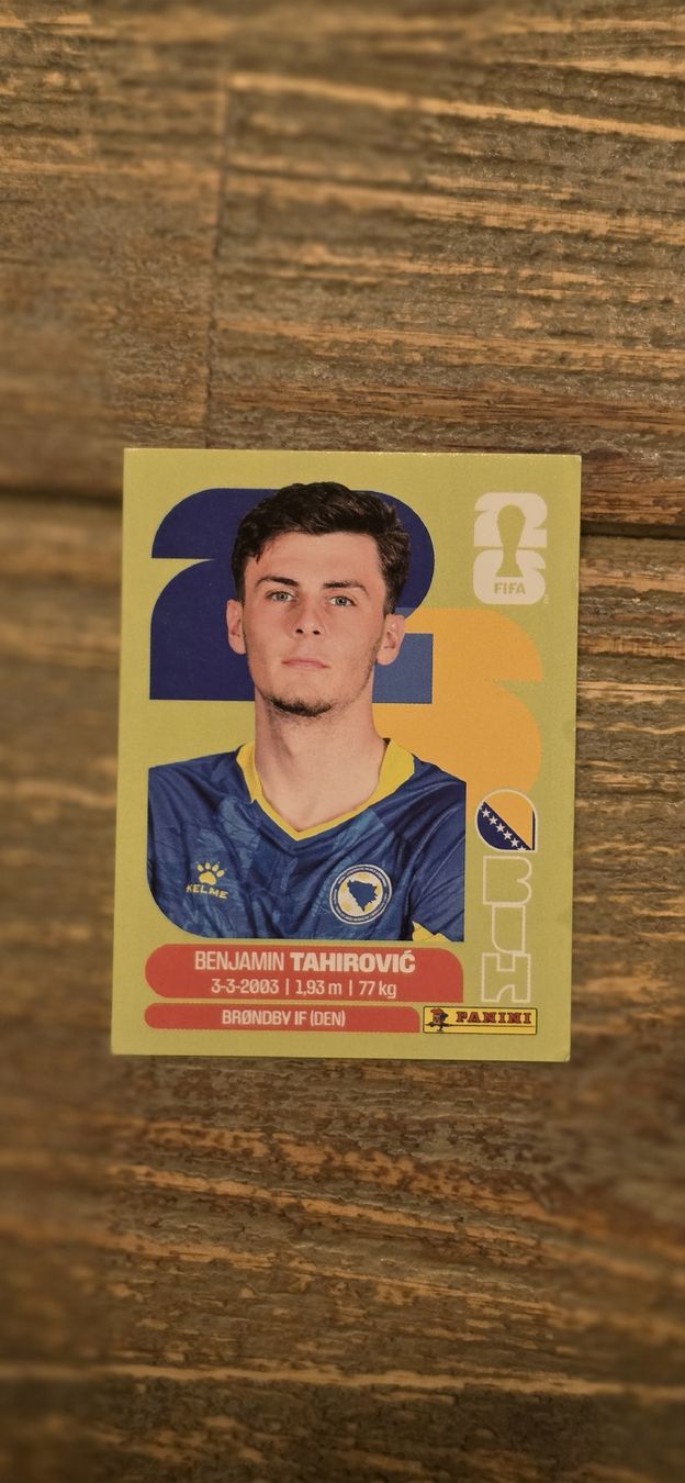 Panini Cartes à collectionner: Panini BIH 9 Benjamin Tahirovic – Neuf (Voir description) à Stäfa par Espresso_Macchiato