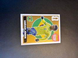!Gold! Panini FIFA Extra Sticker Vinicius Junior neu