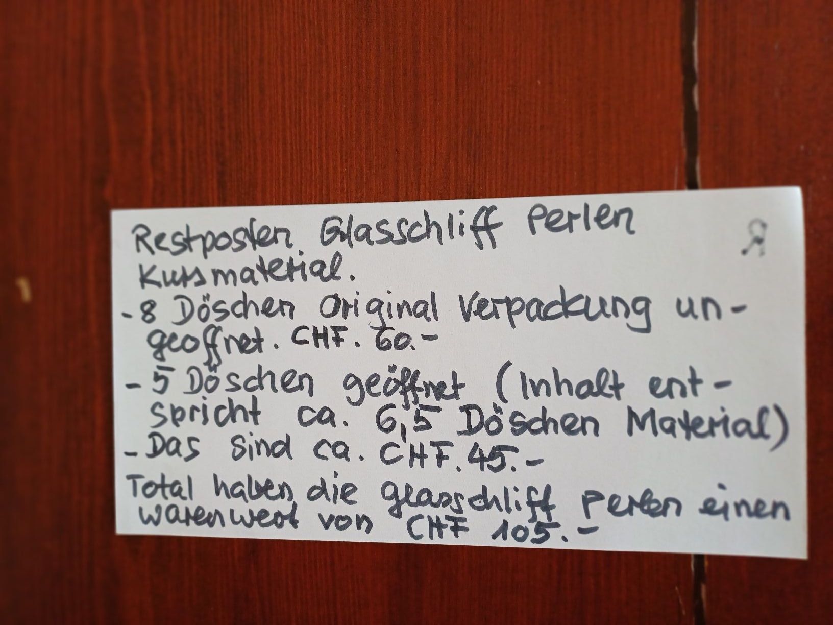 Perle (finte): Glasschliff Perlen Kursmaterial – Nuovo (secondo la descrizione) da Gächliwil venduto da lesidees 6