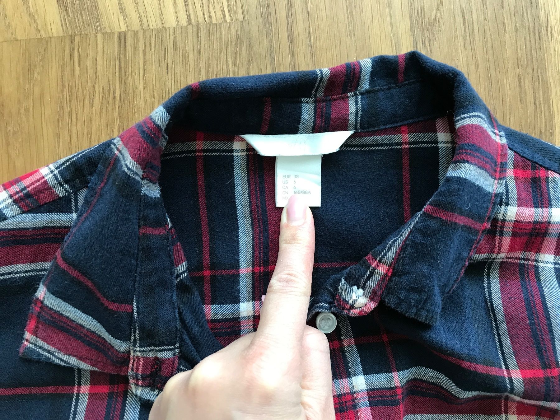 H&M Camicette: H&M Kariertes Hemd, Grösse 38 – Usato da Wollerau venduto da Oriole83 1