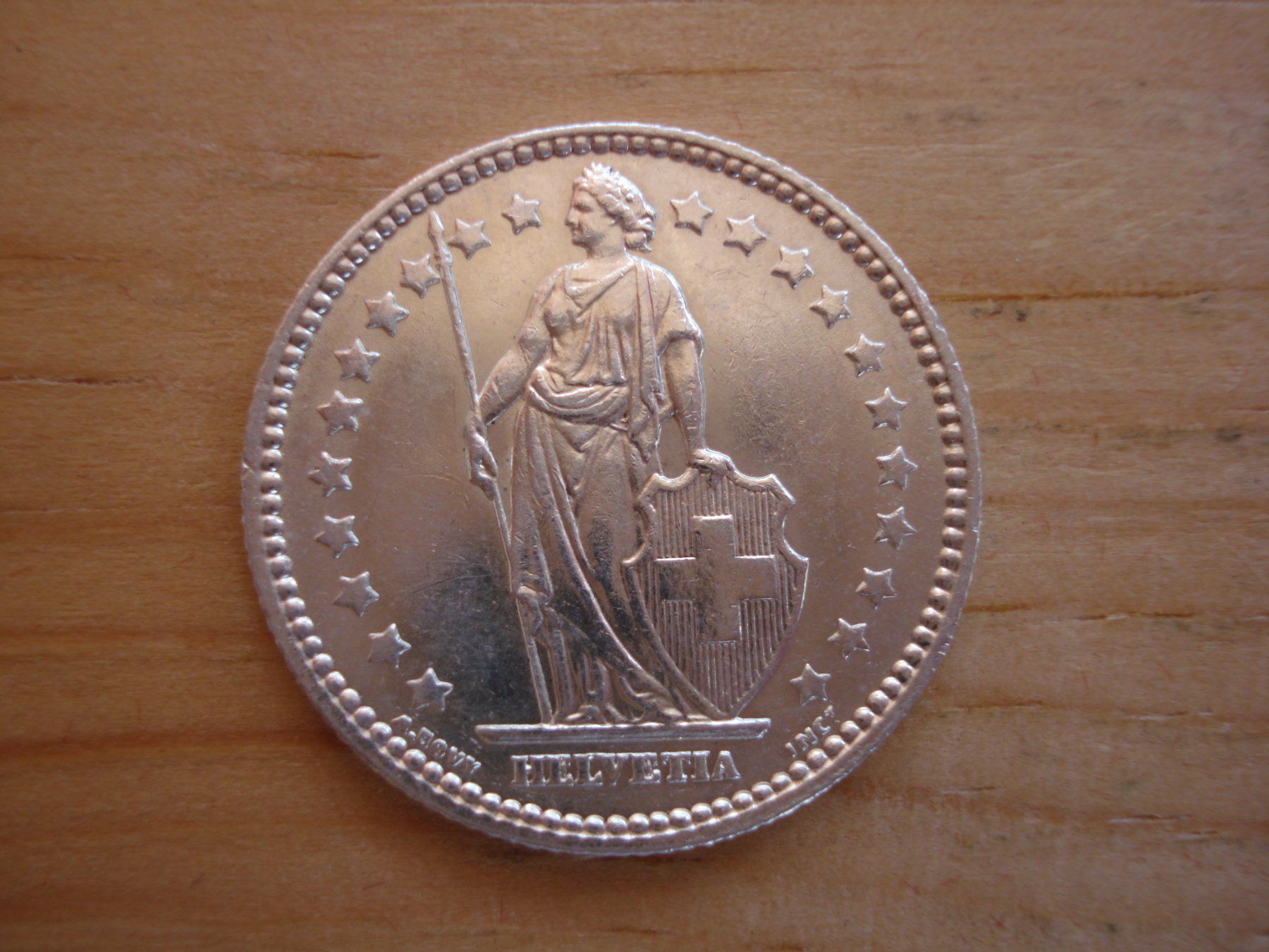 Tutti le monete: (C1) 1 Franken 1913 UNZ-STGL – Usato da Erlach venduto da Net-Coins 1