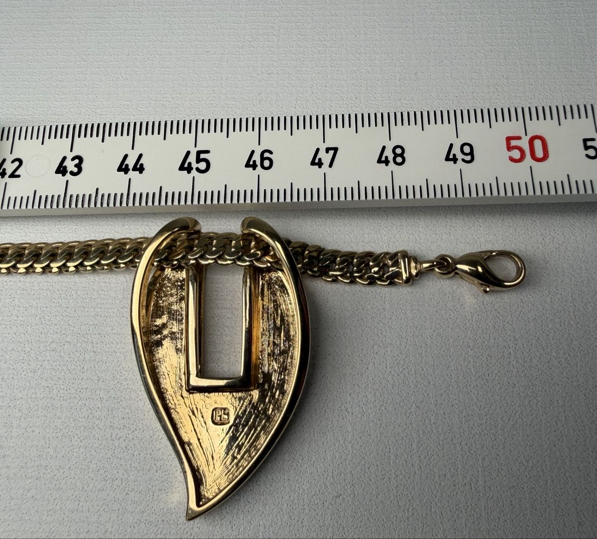 Pierre Lang Catenine: Pierre Lang Vintage Statement Collier Goldfarben – Usato da Rombach venduto da vir_2dsd 4