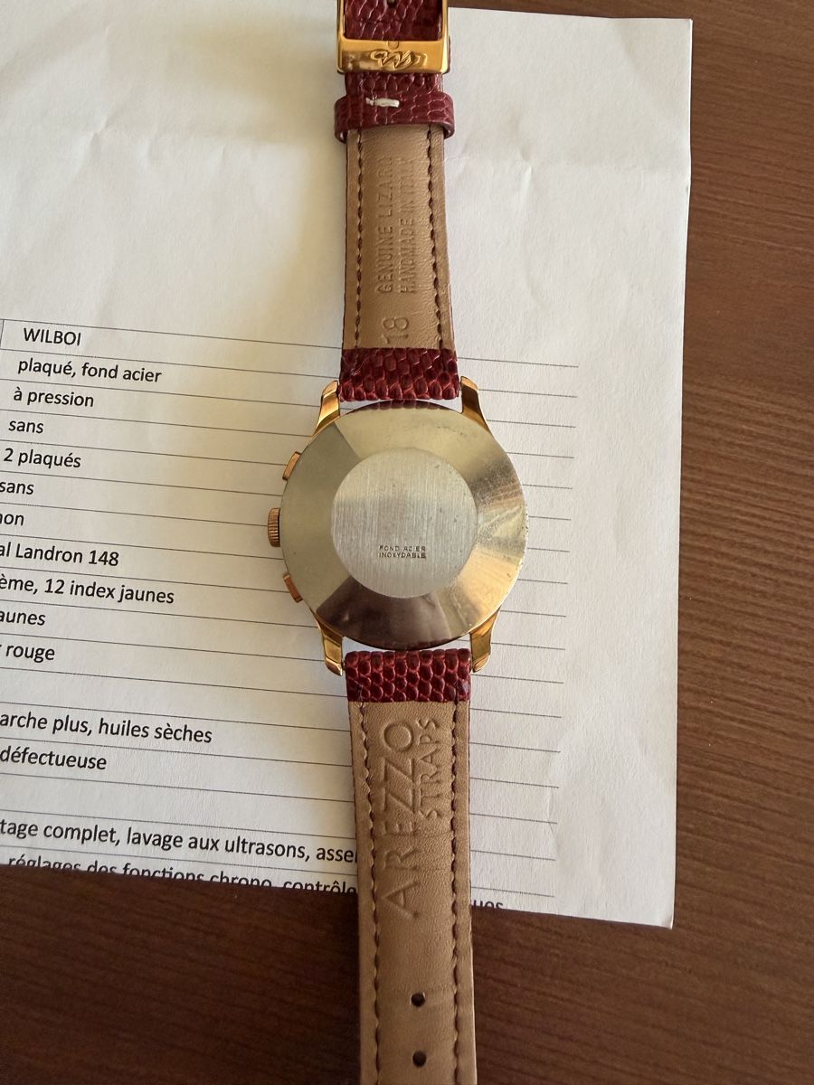 Orologi: Montre chrono Wilboi révisée  – Usato da Prangins venduto da SIM00N 4