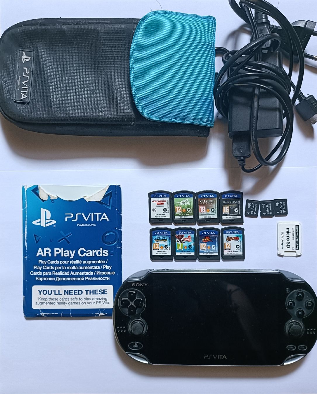 Sony Konsolen: PSVita PCH-1004, games and memory cards – Gebraucht aus Baden von mar_zhd9