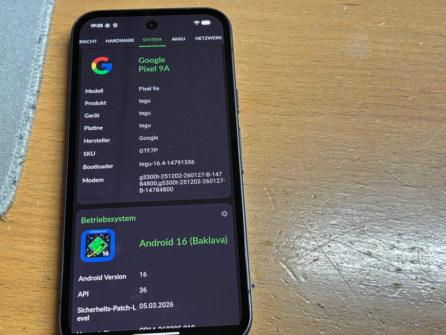 Google Handys / Smartphones: Google Pixel 9a 128Gb#14 – Gebraucht aus Au SG von bah_6f5w 5