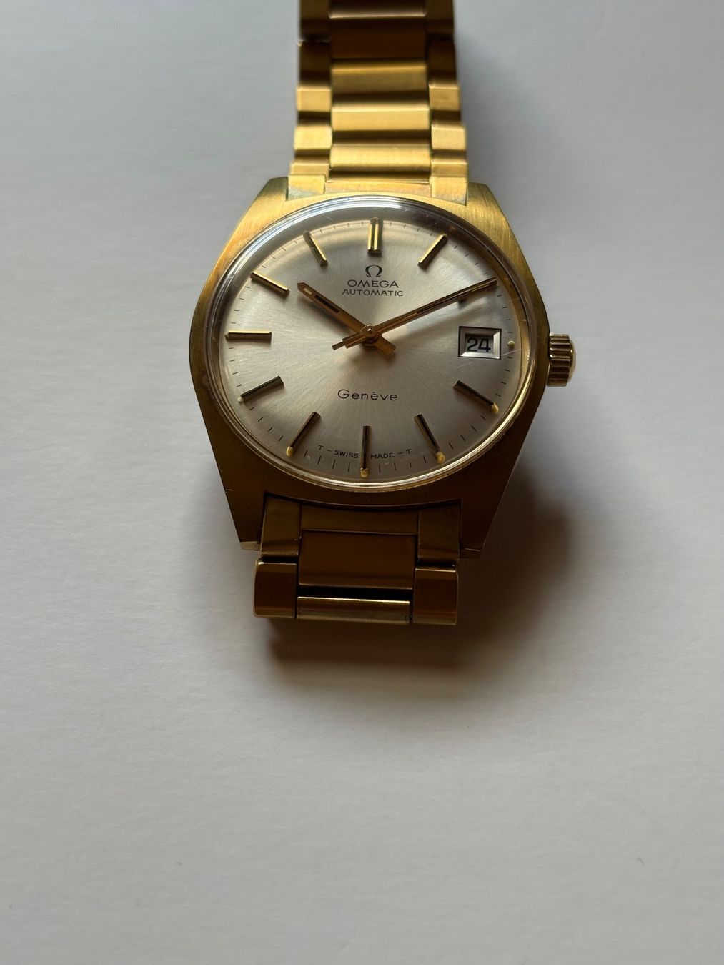 Omega Orologi: OMEGA "Geneve" Herr Autom./Datum Plaqué – Usato da Gonten venduto da luegemol 6
