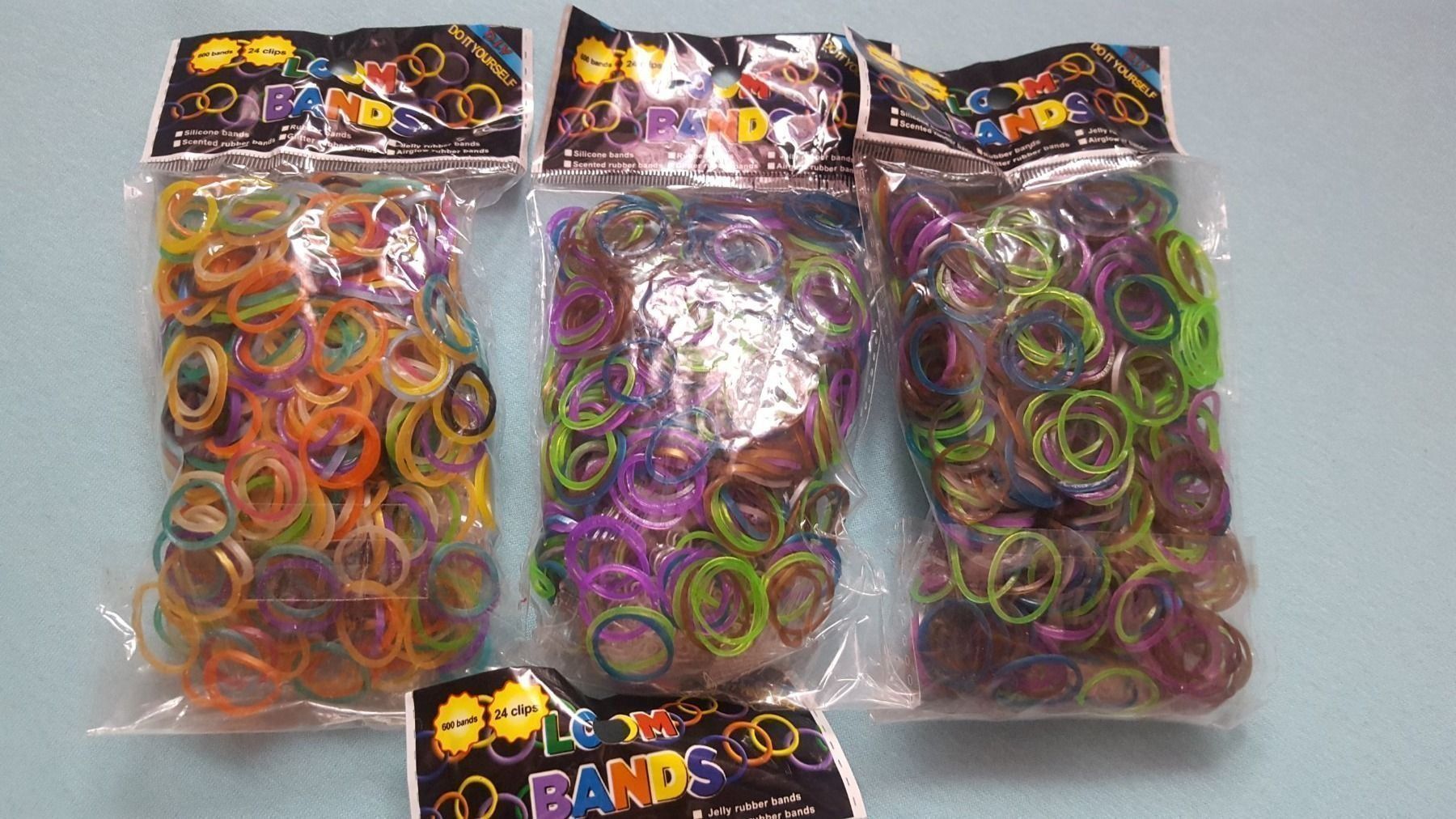 Kit bricolage: Loom Bands/ Loombands Gummi – Nuovo e nell'imballaggio originale da Uster venduto da BellaBimbaQ 2