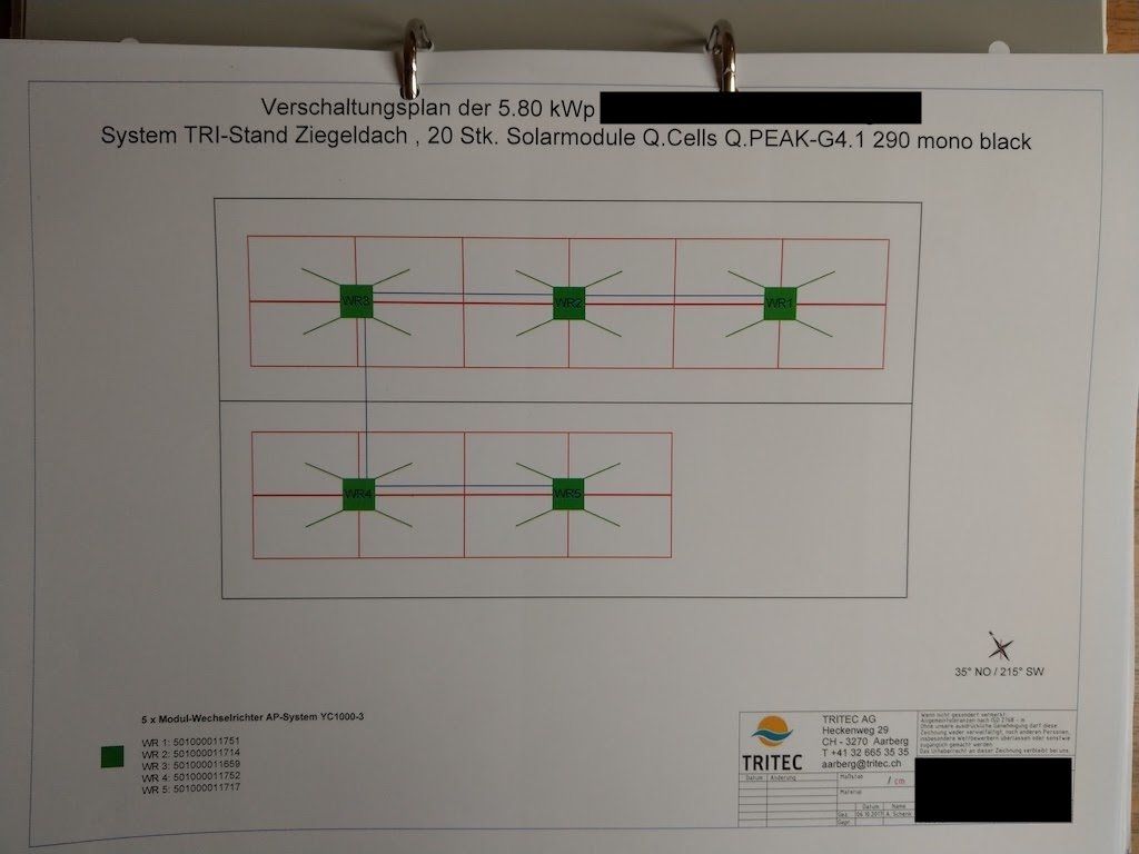 Dispositivi a energia solare: Solaranlage - 5.8 kw – Usato da Aarberg venduto da Termieter 5