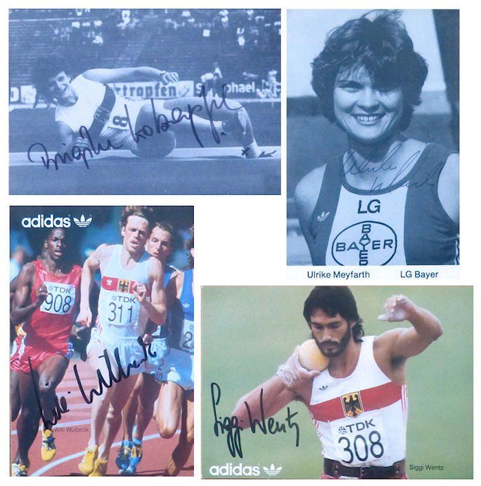 Autografi: Leichtathletik - Div. Autogramme zum Aussuchen – Usato da Dietikon venduto da immortal-stars