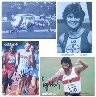 Leichtathletik - Div. Autogramme zum Aussuchen