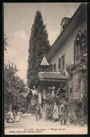 AK Lausanne, Village Suisse, 1907