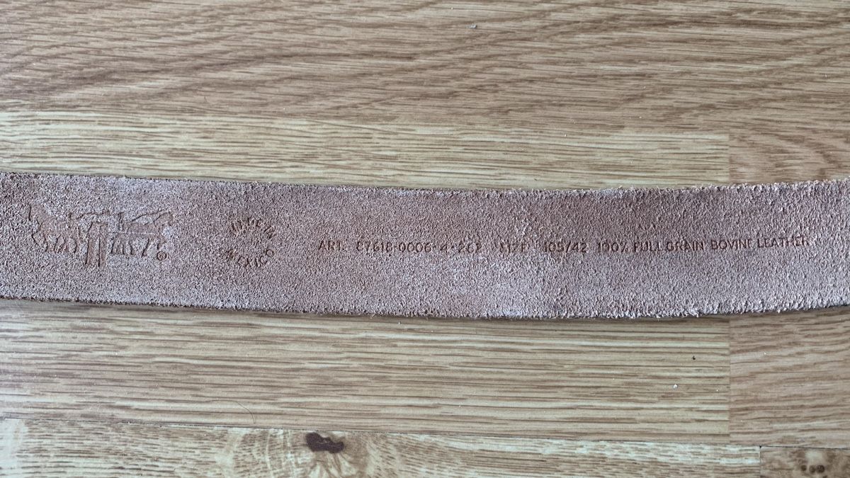 Levi's Cinture: Herrengürtel Levi‘s Wildleder – Nuovo (secondo la descrizione) da Uetikon am See venduto da beo22 3