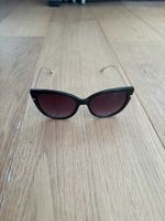 Sonnenbrille Damen schwarz gold guter Zustand