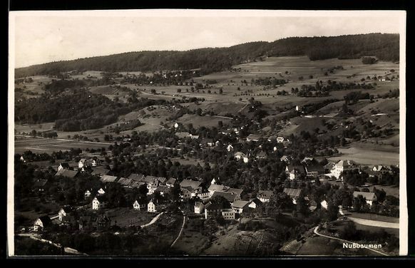 Cartoline postali: AK Nussbaumen, Teilansicht, 1933 – Usato da Berlin venduto da bartko-reher