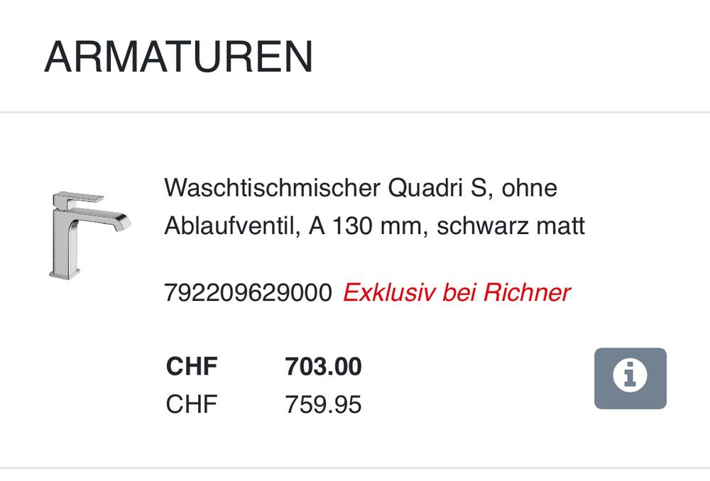 Deluxe Badmöbelset ( Listenpreis 7‘232.-) 5