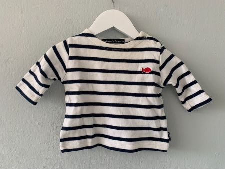 Week-end à la mer 6 months marinière 100% cotton