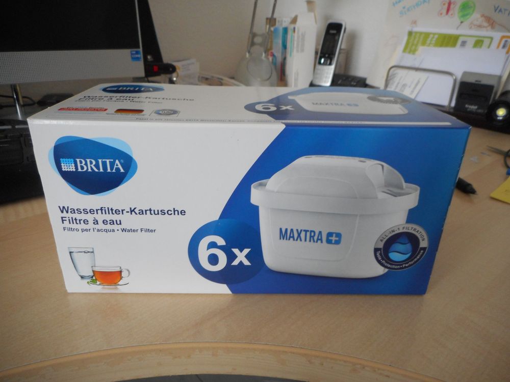 Brita Wasserfilter-Kartusche 4er Maxtra Pro ALL-IN-1 - Filterwasser (2er Pack) e