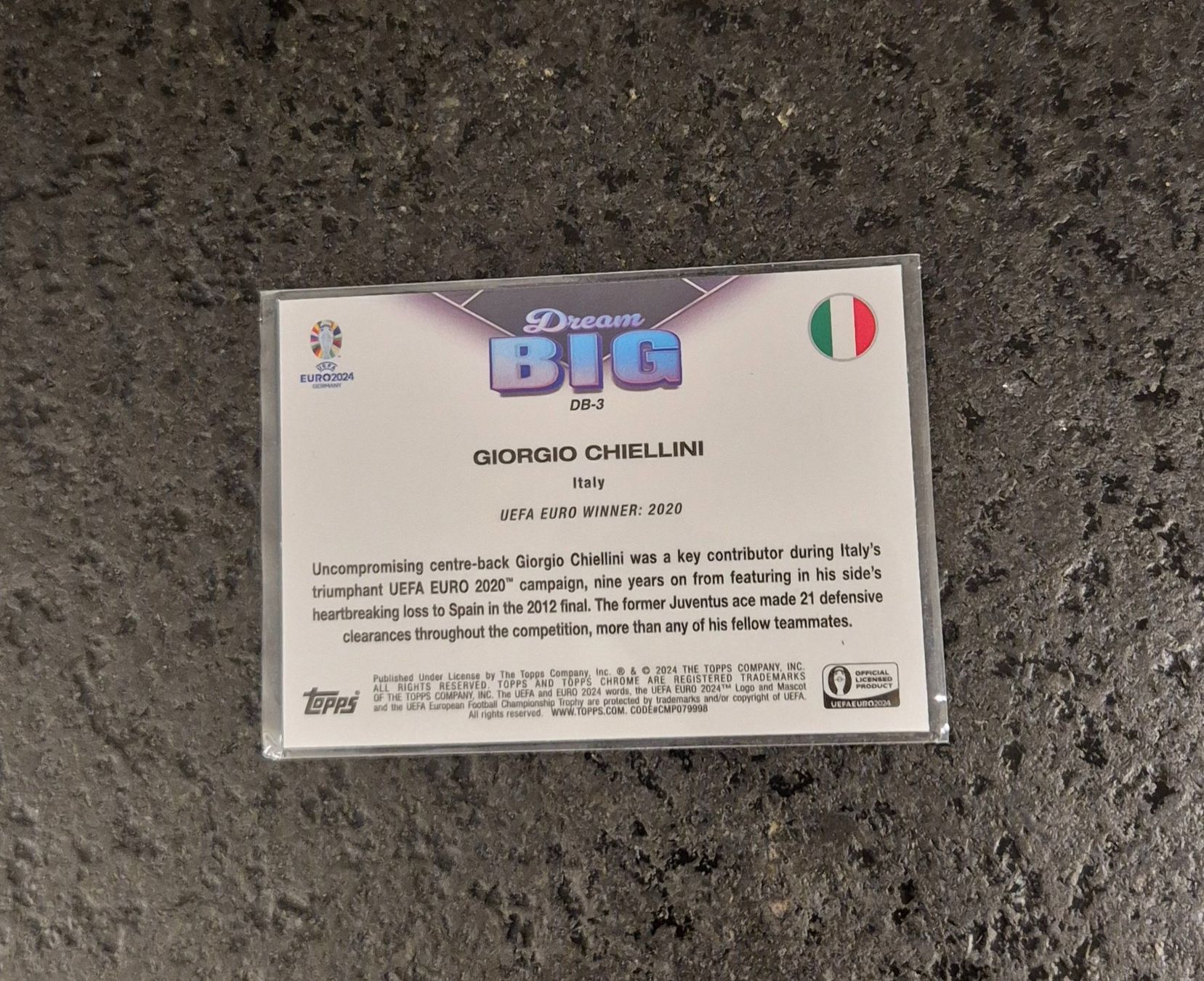 Topps Carte collezionabili: Giorgio Chiellini - Italien - Topps – Nuovo (secondo la descrizione) da Burg AG venduto da Danoe 1