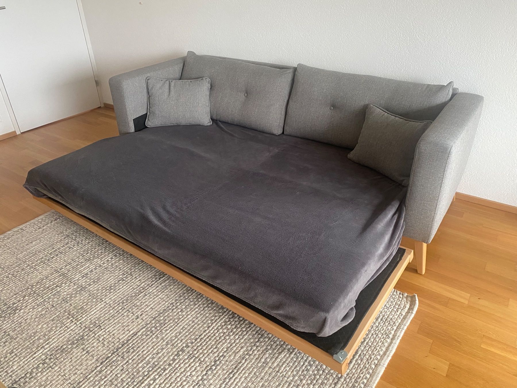 Sofas: Hellgraues Bettsofa Maison du Monde – Gebraucht aus Döttingen von serainasoler 4