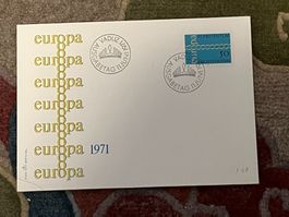 1 Erstagsbrief LI  1971