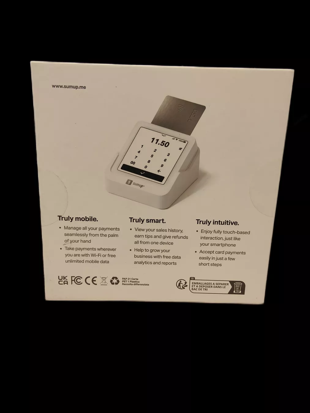 Sumup Registratore di cassa: SumUp Solo Smart Card Reader - Kartenterminal – Usato da Studen BE venduto da Badaboohm 2