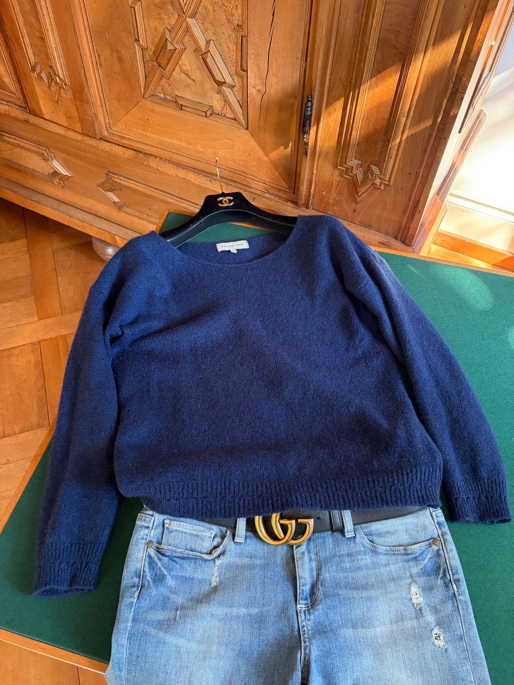 Maglioni & Felpe: MAISON ANJE  Pullover  Größe S/M Farbe: Blau – Usato da Interlaken venduto da Bona55 8