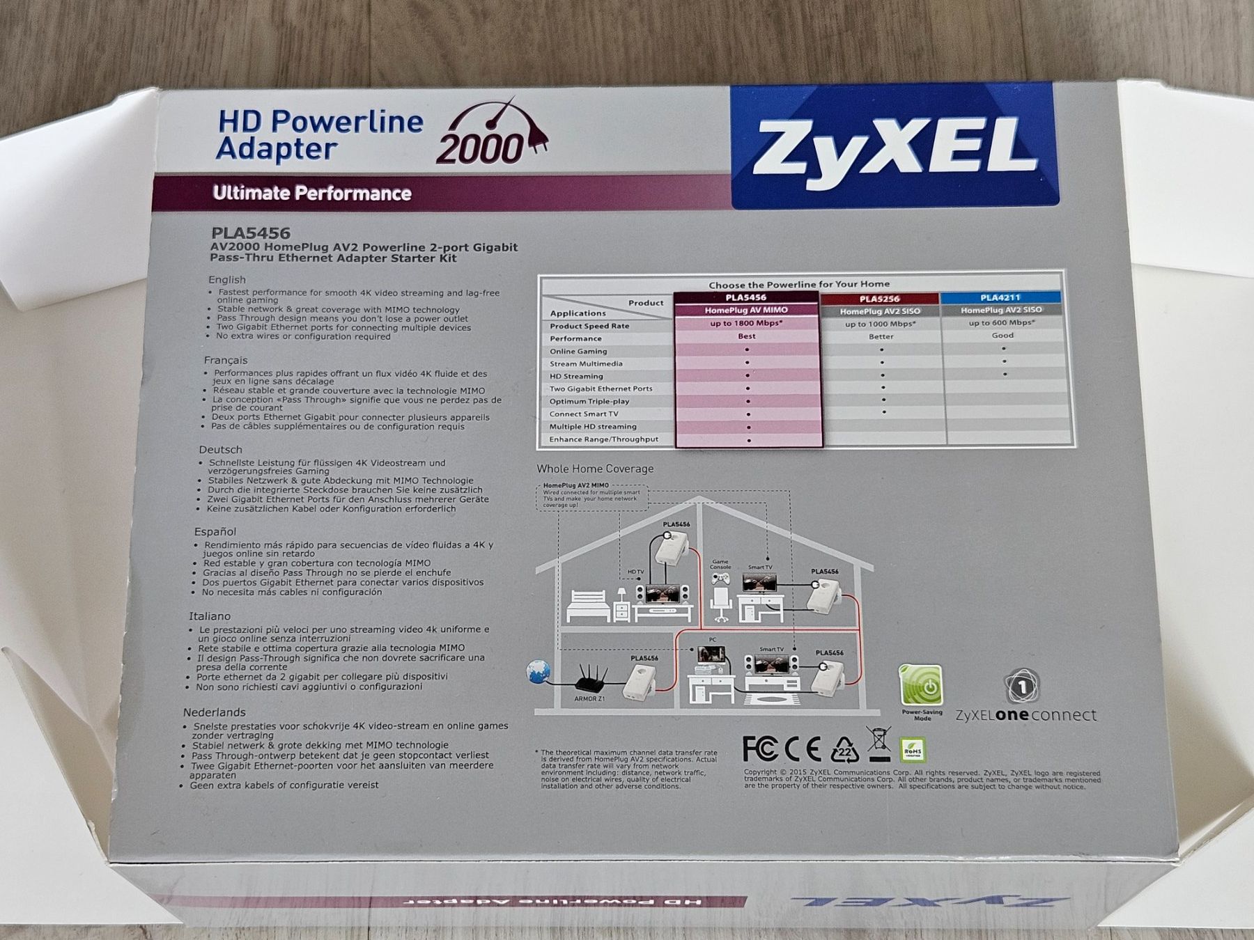 Zyxel Unità & Adattatore: ZyXEL HD Powerline Adapter AV2000 – Nuovo (secondo la descrizione) da Hinwil venduto da 97 1