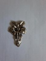 Enzian Knopf aus Metall