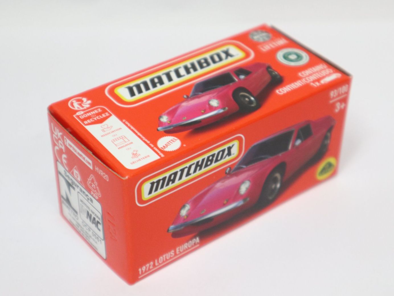 Matchbox Modellini d'auto: Matchbox 1972 Lotus Europa – Nuovo e nell'imballaggio originale da Eschenbach SG venduto da Astalavista 1