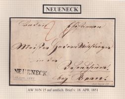 NEUENECK seltene Abstempelung !