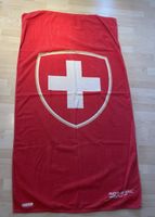 Rotes Badetuch Schweiz Fussball
