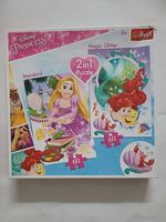 Puzzle 2x60 mit Disney Prinzessinen ab 4 Jahre / Glitter