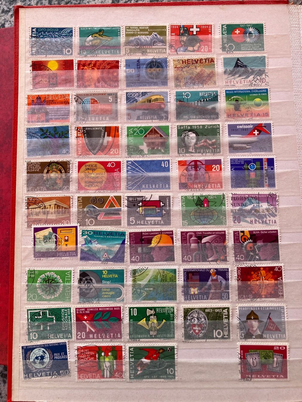 Tutti i francobolli: Briefmarken-Sammlung – Usato da münsingen venduto da rosa71rot 1