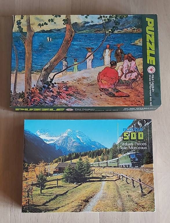 Puzzles: 2 Puzzles 1x500 und 1x 750 pro Stk. – Gebraucht aus Uetendorf von Ladouce
