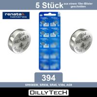 Renata 394 SR936SW Knopfzellenbatterie - 5 Stk.
