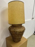Vintage Large Rattan Floor Lamp from the 70s-80s