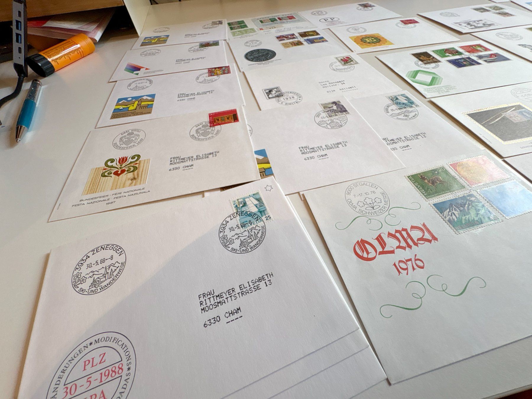 Tutti i francobolli: FDC LOT HELVETIA – Usato da Riva san vitale venduto da abd_p86k 1