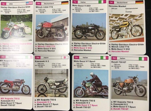 Giochi: Quartett Motorräder Best.-Nr.53822 – Usato da Zürich venduto da gigimai67 2