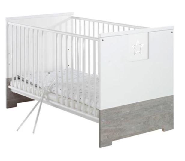 Baby Elegance Bad Wickelkommode - Grau, Mit Badewanne, Rollen, Bis 15kg