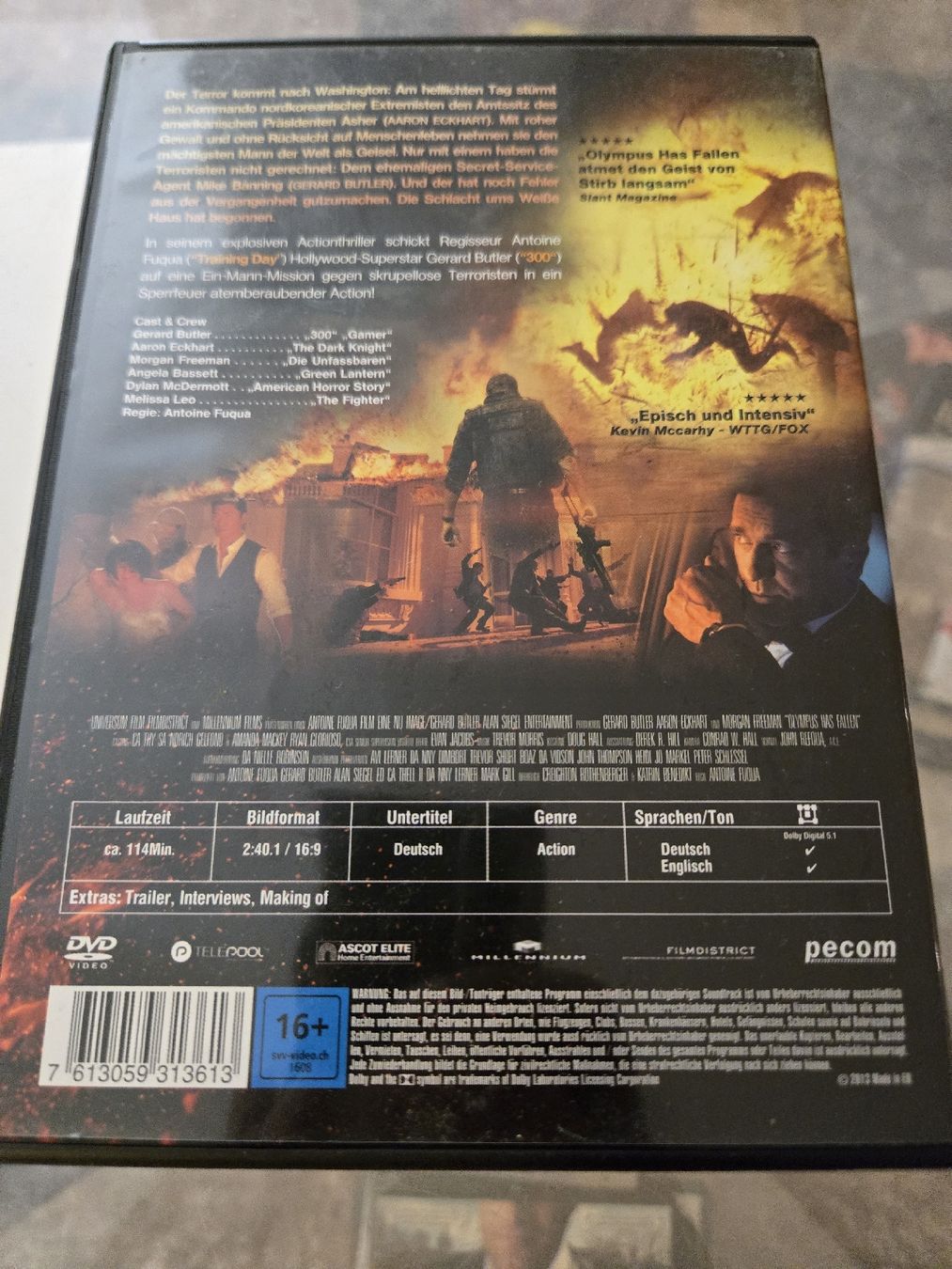 Tutti i DVDs: Olympus Has Fallen DVD – Usato da Bussigny venduto da Kfdlt 1