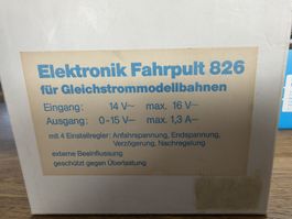TITAN Elektronik Fahrpult 826 Gleichstrommodelleisenbahn