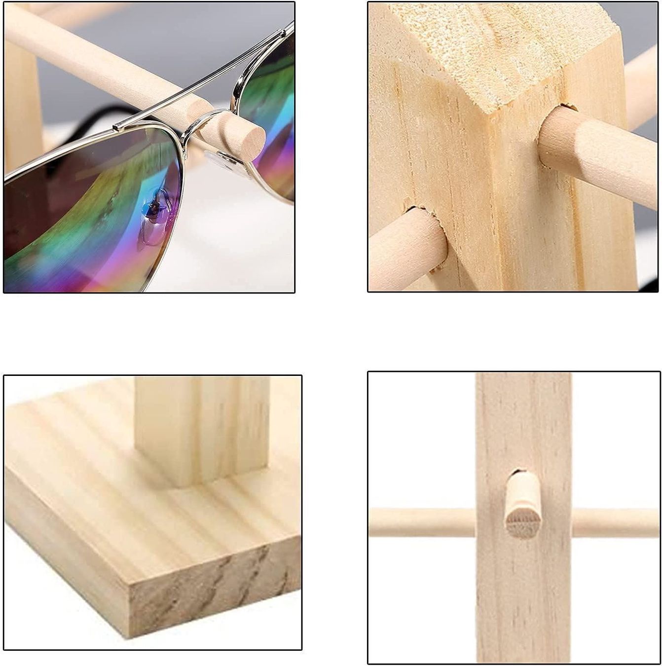 Altro in Decorazioni & Accessori: Brillenständer Holz Sonnenbrille Rack – Nuovo (secondo la descrizione) da Thun venduto da thunshop 2