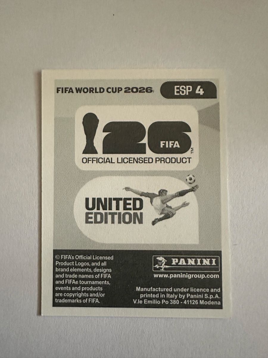 Panini Sammelbilder & Trading cards: Panini Sticker WM 2026 ESP 4 Aymeric Laporte – Neu (gemäss Beschreibung) aus Herisau von Ballenberger 1