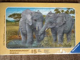 Ravensburger Puzzle 15 Teile - Elefantenkinder