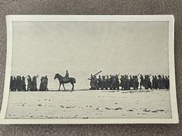 Fotodruck 6x9cm die Winterschlacht in den Masuren 1915
