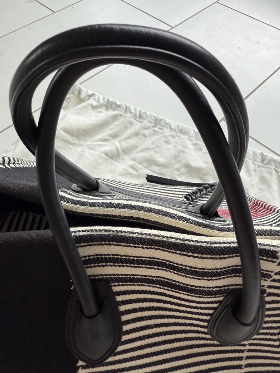 Celine Taschen für Damen: Céline Cabas Phantom Bag, Streifenmuster, Top Zustand! – Gebraucht aus Küsnacht ZH von divarocci 5
