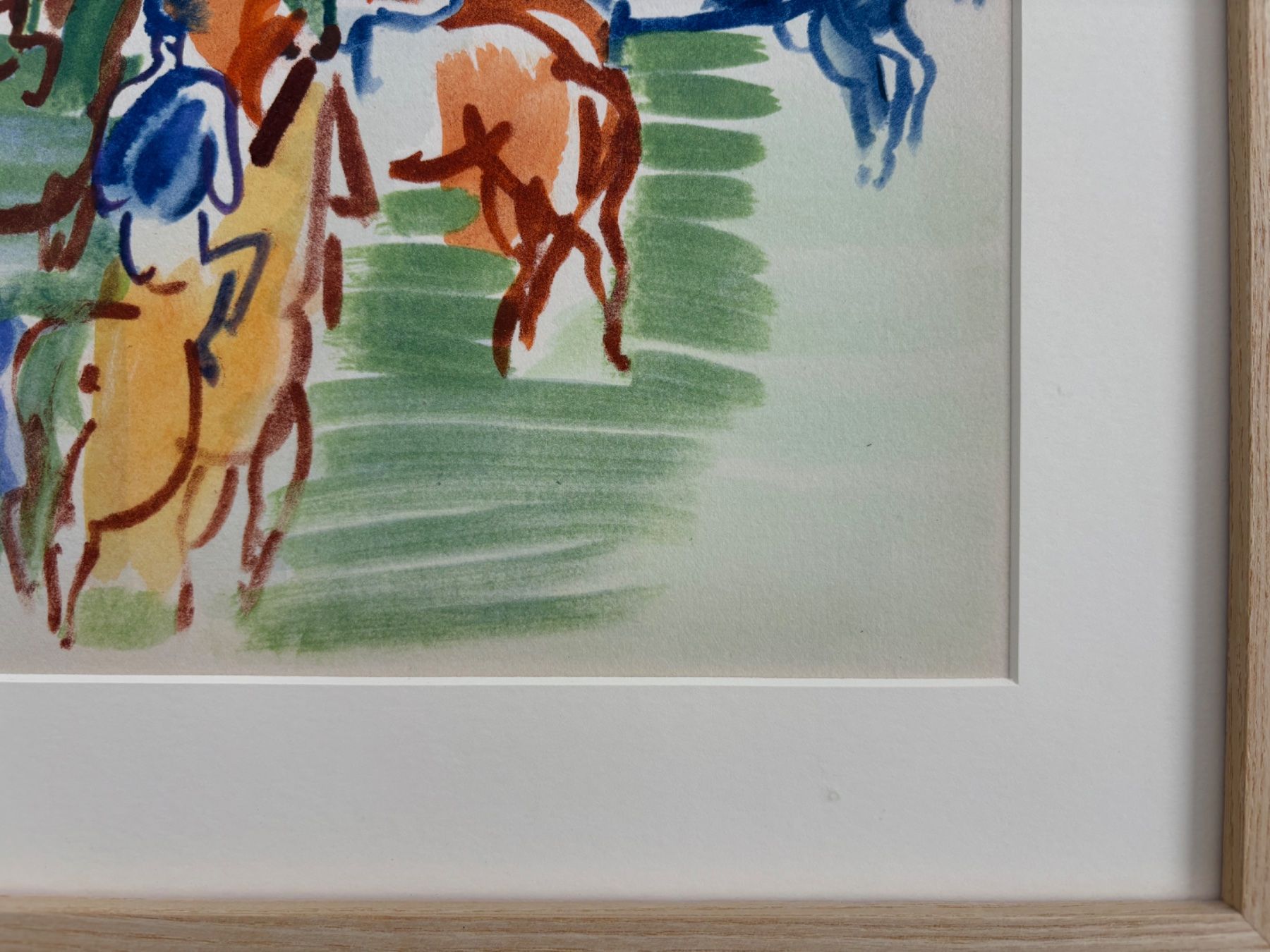 Grafica & Litografie: Raoul Dufy 'Paddock' Lithograph - Framed, Limited Edition – Usato da Zollikon venduto da Ostendo 5