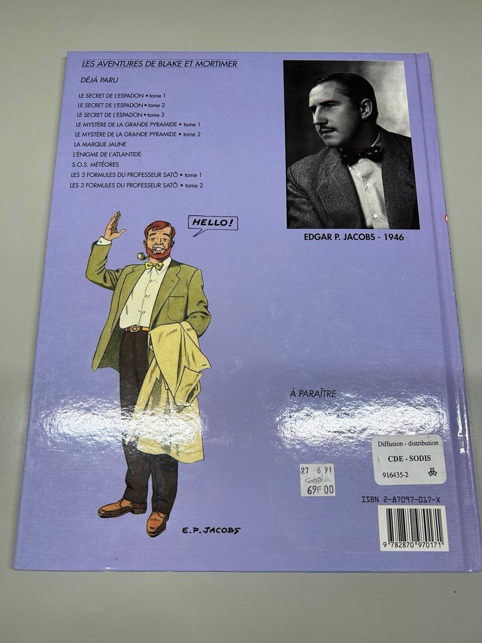 Fumetti: Blake et Mortimer - Les 3 formules du Professeur Sato - 1990 – Usato da Giubiasco venduto da LorisVale 1
